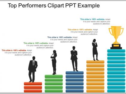Top performers clipart ppt example