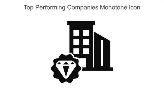 Top Performing Companies Monotone Icon In Powerpoint Pptx Png And Editable Eps Format