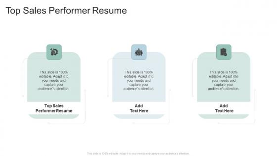 Top Sales Performer Resume In Powerpoint And Google Slides Cpb