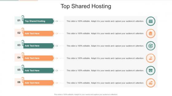 Top Shared Hosting In Powerpoint And Google Slides Cpb