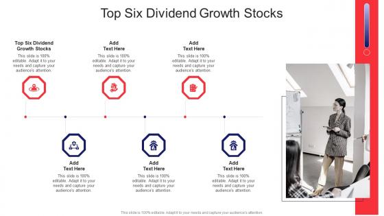 Top Six Dividend Growth Stocks In Powerpoint And Google Slides Cpb