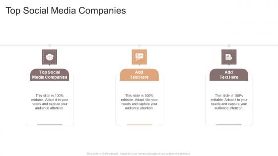 Top Social Media Companies In Powerpoint And Google Slides Cpb