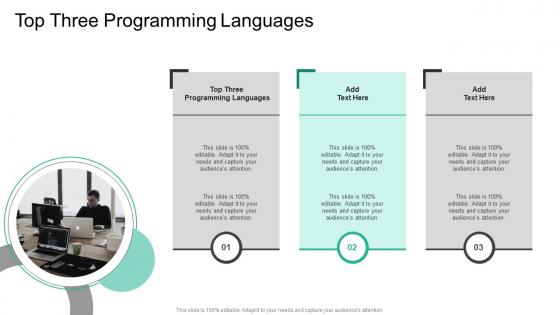 Top Three Programming Languages In Powerpoint And Google Slides Cpb