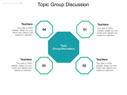 Topic group discussion ppt powerpoint presentation gallery images cpb