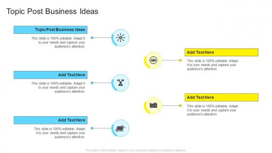 Topic Post Business Ideas In Powerpoint And Google Slides Cpb