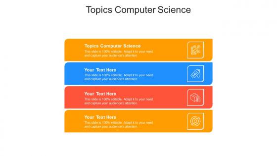 Topics computer science ppt powerpoint presentation infographics format cpb
