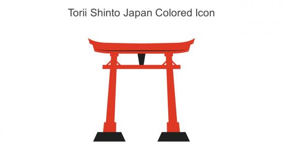 Torii Shinto Japan Colored Icon In Powerpoint Pptx Png And Editable Eps Format