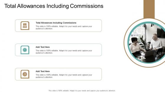 Total Allowances Including Commissions In Powerpoint And Google Slides Cpb