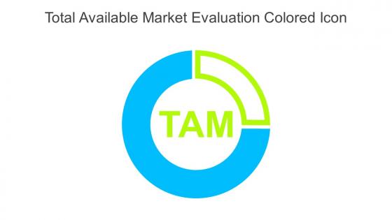 Total Available Market Evaluation Colored Icon In Powerpoint Pptx Png And Editable Eps Format