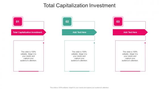 Total Capitalization Investment In Powerpoint And Google Slides Cpb