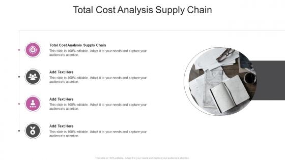 Total Cost Analysis Supply Chain In Powerpoint And Google Slides Cpb