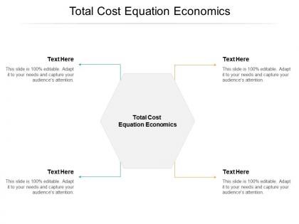 Total cost equation economics ppt powerpoint presentation ideas infographic cpb