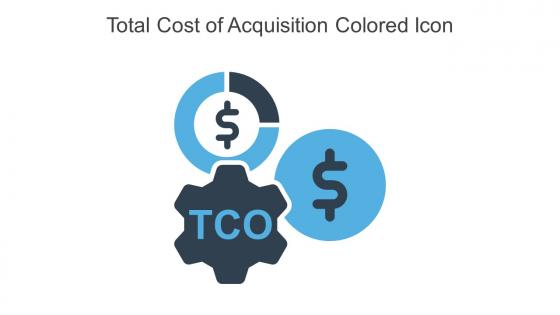 Total Cost Of Acquisition Colored Icon In Powerpoint Pptx Png And Editable Eps Format