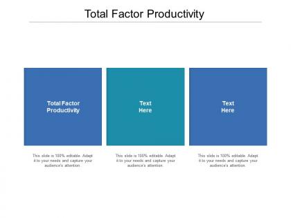 Total factor productivity ppt powerpoint presentation inspiration design inspiration cpb
