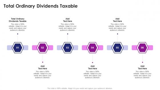 Total Ordinary Dividends Taxable In Powerpoint And Google Slides Cpb