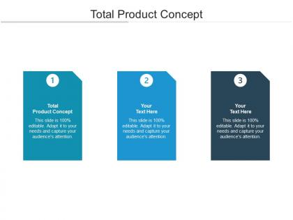 Total product concept ppt powerpoint presentation layouts designs cpb