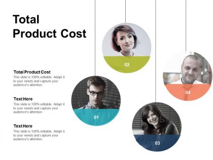 Total product cost ppt powerpoint presentation ideas pictures cpb