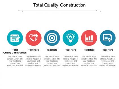 Total quality construction ppt powerpoint presentation infographics sample cpb