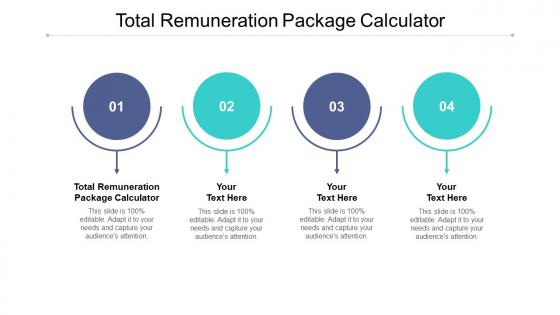 Total remuneration package calculator ppt powerpoint presentation professional slide portrait cpb