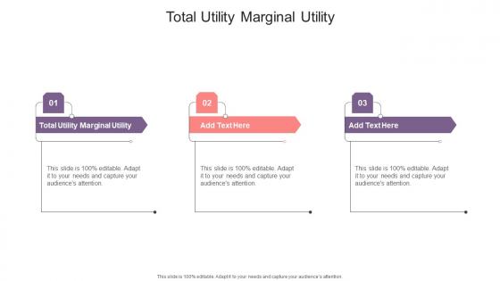 Total Utility Marginal Utility In Powerpoint And Google Slides Cpb