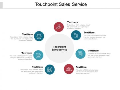 Touchpoint sales service ppt powerpoint presentation icon outfit cpb