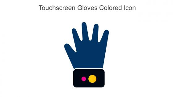 Touchscreen Gloves Colored Icon In Powerpoint Pptx Png And Editable Eps Format
