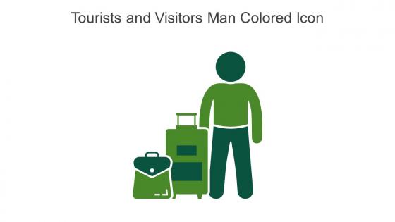 Tourists And Visitors Man Colored Icon In Powerpoint Pptx Png And Editable Eps Format