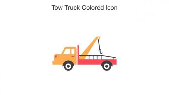 Tow Truck Colored Icon In Powerpoint Pptx Png And Editable Eps Format