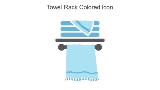 Towel Rack Colored Icon In Powerpoint Pptx Png And Editable Eps Format
