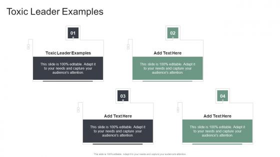 Toxic Leader Examples In Powerpoint And Google Slides Cpb
