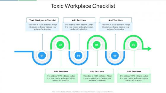 Toxic Workplace Checklist In Powerpoint And Google Slides Cpb