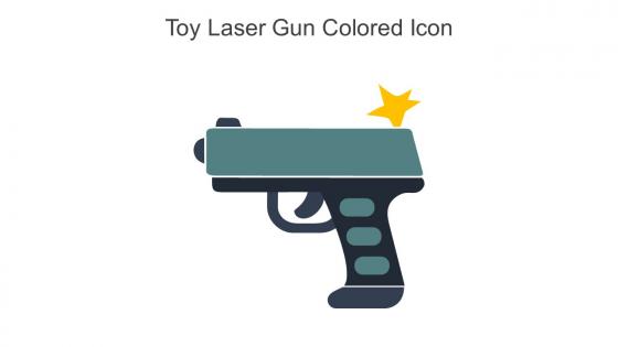 Toy Laser Gun Colored Icon In Powerpoint Pptx Png And Editable Eps Format