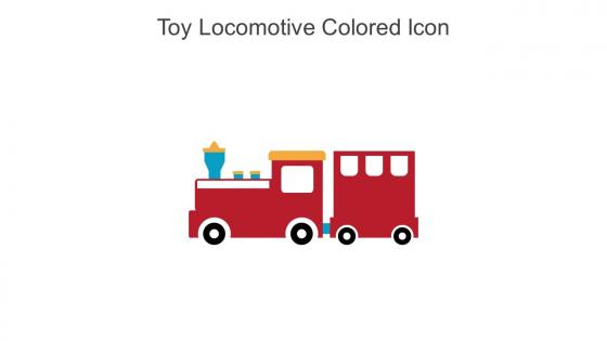 Toy Locomotive Colored Icon In Powerpoint Pptx Png And Editable Eps Format