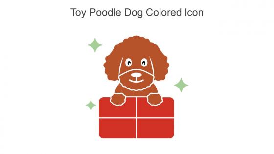 Toy Poodle Dog Colored Icon In Powerpoint Pptx Png And Editable Eps Format