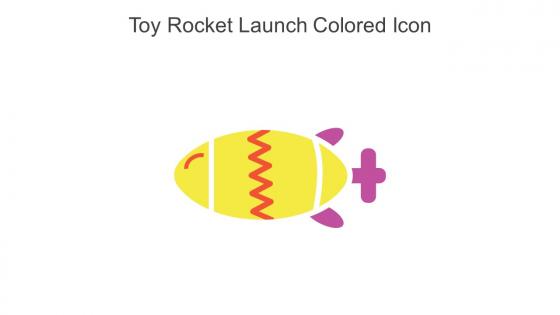 Toy Rocket Launch Colored Icon In Powerpoint Pptx Png And Editable Eps Format
