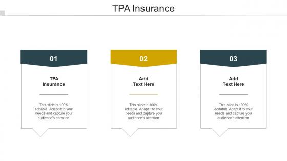 TPA Insurance Ppt Powerpoint Presentation Gallery Good Cpb