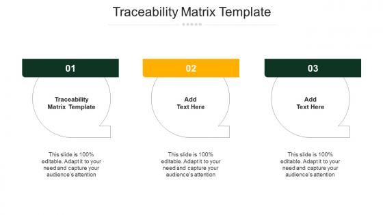 Traceability Matrix Template Ppt Powerpoint Presentation Infographics Icon Cpb