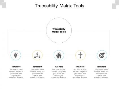 Traceability matrix tools ppt powerpoint presentation show background image cpb