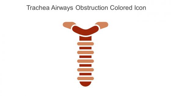 Trachea Airways Obstruction Colored Icon In Powerpoint Pptx Png And Editable Eps Format