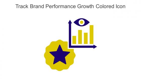 Track Brand Performance Growth Colored Icon In Powerpoint Pptx Png And Editable Eps Format