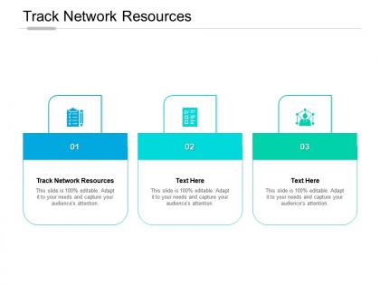 Track network resources ppt powerpoint presentation infographic template themes cpb