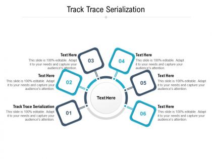 Track trace serialization ppt powerpoint presentation pictures influencers cpb