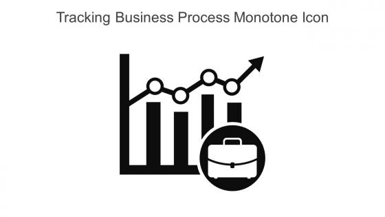 Tracking Business Process Monotone Icon In Powerpoint Pptx Png And Editable Eps Format