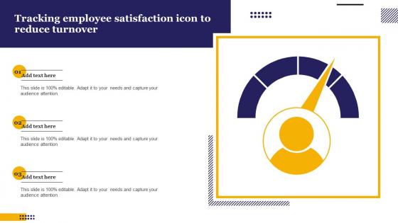 Tracking Employee Satisfaction Icon To Reduce Turnover