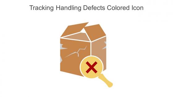 Tracking Handling Defects Colored Icon In Powerpoint Pptx Png And Editable Eps Format