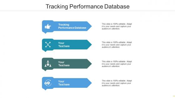 Tracking performance database ppt powerpoint presentation infographic cpb