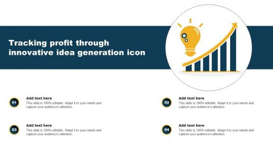 Tracking Profit Through Innovative Idea Generation Icon