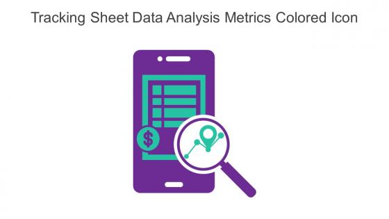 Tracking Sheet Data Analysis Metrics Colored Icon In Powerpoint Pptx Png And Editable Eps Format