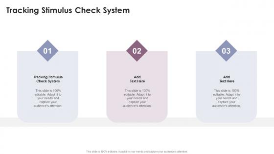 Tracking Stimulus Check System In Powerpoint And Google Slides Cpb