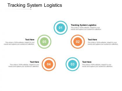 Tracking system logistics ppt powerpoint presentation infographics example introduction cpb